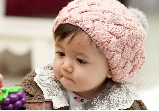 韩版婴儿童帽子 秋冬季毛线帽 男女宝宝帽子批发